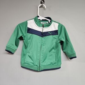 Puma Green and White Jacket